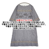 45R/45rpm ハケ目ガーゼツイード刺繍ワンピース ドレス 定価68200円 ブルー レディース フォーティーファイブアールピーエム【中古】5-1031M♪