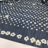 45R/45rpm online original インディゴ ドット フラワー デニムドレス ワンピース ネイビー ホワイト レディース フォーティーファイブアールピーエム【中古】5-1031M♪