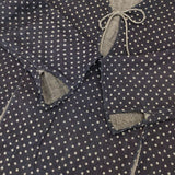 45R/45rpm インディゴ二重織ドット抜染 ワンピース ネイビー レディース フォーティーファイブアールピーエム【中古】5-1016M∞