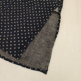 45R/45rpm インディゴ二重織ドット抜染 ワンピース ネイビー レディース フォーティーファイブアールピーエム【中古】5-1016M∞