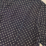 45R/45rpm インディゴ二重織ドット抜染 ワンピース ネイビー レディース フォーティーファイブアールピーエム【中古】5-1016M∞