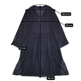 45R/45rpm インディゴ二重織ドット抜染 ワンピース ネイビー レディース フォーティーファイブアールピーエム【中古】5-1016M∞