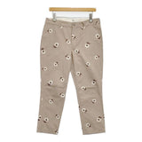 45R/45rpm デイジープリントパンツ 定価26400円 花柄 パンツ ベージュ レディース フォーティーファイブアールピーエム【中古】5-1016G∞