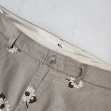 45R/45rpm デイジープリントパンツ 定価26400円 花柄 パンツ ベージュ レディース フォーティーファイブアールピーエム【中古】5-1016G∞