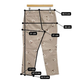 45R/45rpm デイジープリントパンツ 定価26400円 花柄 パンツ ベージュ レディース フォーティーファイブアールピーエム【中古】5-1016G∞