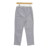 45R/45rpm クールストレッチストライプクロススパッツ 定価13200円 パンツ ブルー ホワイト レディース フォーティーファイブアールピーエム【中古】5-1016M∞