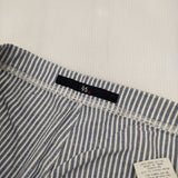 45R/45rpm クールストレッチストライプクロススパッツ 定価13200円 パンツ ブルー ホワイト レディース フォーティーファイブアールピーエム【中古】5-1016M∞