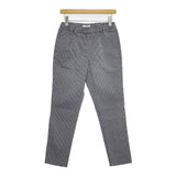 45R/45rpm クールストレッチギンガムチェックイ―ジスリムパンツ 定価17600円 パンツ グレー レディース フォーティーファイブアールピーエム【中古】5-1016M∞