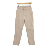 45R/45rpm コットンリネンハケ目のストレッチパンツ 定価22000円 パンツ ベージュ レディース フォーティーファイブアールピーエム【中古】5-1124G∞