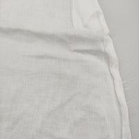 prit リネン フレンチスリーブ ギャザー ワンピース ホワイト レディース プリット【中古】5-0819S♪