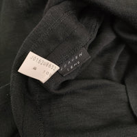 JURGEN LEHL J0162UB632 リネン ハイネック ノースリーブ フレンチスリーブ チュニック ブラック レディース ヨーガンレール【中古】5-0809S♪