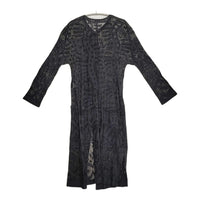 PLEATS PLEASE ISSEY MIYAKE ロングカーディガン 羽織り PP61-JA741 カーディガン ブラック レディース プリーツプリーズ【中古】5-0731M♪