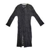 PLEATS PLEASE ISSEY MIYAKE ロングカーディガン 羽織り PP61-JA741 カーディガン ブラック レディース プリーツプリーズ【中古】5-0731M♪