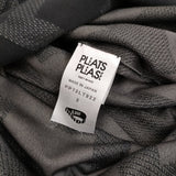 PLEATS PLEASE ISSEY MIYAKE ジグザグ柄 ZIG ZAG PP72LT922 サイズ3 ワンピース ブラック グレー レディース プリーツプリーズ【中古】5-0731M♪