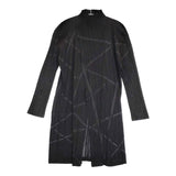 PLEATS PLEASE ISSEY MIYAKE フロントオープン プリーツ ロング カーディガン PP43-JA781 ブラック レディース プリーツプリーズ【中古】5-0731M♪
