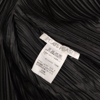 PLEATS PLEASE ISSEY MIYAKE フロントオープン プリーツ ロング カーディガン PP43-JA781 ブラック レディース プリーツプリーズ【中古】5-0731M♪