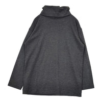 Plantation PL43-JK507 タートルネック 日本製 サイズM ウール セーター ニット チャコールグレー レディース プランテーション【中古】5-1007T△