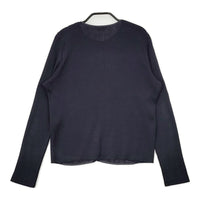 APPENA P14111 スパンコール 日本製 サイズ2 シルク カーディガン ネイビー シルバー レディース アペーナ【中古】5-1007T△