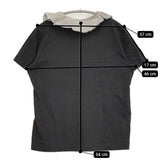 tricot COMME des GARCONS ギンガムチェック 半袖Ｔシャツ カットソー AD2002 ブラック レディース トリココムデギャルソン【中古】5-0819S♪