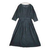 ヤンマ産業 YAMMA 会津木綿 ワンピース ダークグリーン レディース ヤンマ産業【中古】5-1105M∞