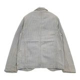 KAPITAL BLUE HANDS ヒッコリー 0 XS コットン ジャケット ブルー ホワイト レディース キャピタル【中古】5-1105M∞