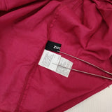 ZUCCa フリル コットンドレス 製品染め 断ち切り ワンピース ピンク レディース ズッカ【中古】5-1103M∞