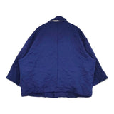 Y's ポリ縮絨 ポリエステル ジャケット ブルー レディース ワイズ/Yohji【中古】5-1105M∞