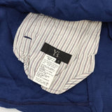 Y's ポリ縮絨 ポリエステル ジャケット ブルー レディース ワイズ/Yohji【中古】5-1105M∞