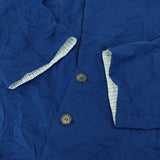 Y's ポリ縮絨 ポリエステル ジャケット ブルー レディース ワイズ/Yohji【中古】5-1105M∞