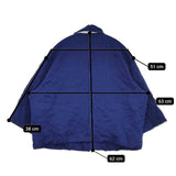 Y's ポリ縮絨 ポリエステル ジャケット ブルー レディース ワイズ/Yohji【中古】5-1105M∞