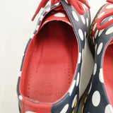 Dr.Martens MERIS ポルカドット UK6 EU39 シューズ・靴 レッド ネイビー レディース ドクターマーチン【中古】5-1127G◎