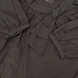 Ray Beams ギャザー 七分袖 プルオーバー ブラウス シャツ ブラック レディース レイビームス【中古】5-1103M∞