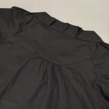 Ray Beams ギャザー 七分袖 プルオーバー ブラウス シャツ ブラック レディース レイビームス【中古】5-1103M∞