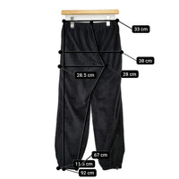 Needles Sportswear J0278 ボア イージーパンツ ジョガーパンツ 日本製 パンツ ブラック レディース ニードルス スポーツウェア【中古】5-1007T△