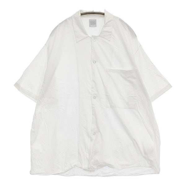 GGG Open Collar Short-Sleeve Shirts 定価27500円 サイズS 開襟 半袖シャツ 25SS ホワイト メンズ【中古】5-0815S♪