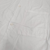 GGG Open Collar Short-Sleeve Shirts 定価27500円 サイズS 開襟 半袖シャツ 25SS ホワイト メンズ【中古】5-0815S♪