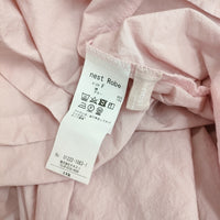 nest Robe コットンラミーブロード近江晒シャツワンピース ワンピース ピンク レディース ネストローブ【中古】5-0815S♪
