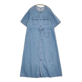 FREAK'S STORE 新品 SOMETHING別注 Denim Shirts Onepiece ワンピース 25SS ライトブルー レディース フリークスストア【中古】5-0815S♪