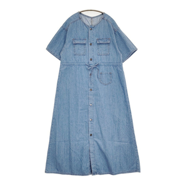 FREAK'S STORE 新品 SOMETHING別注 Denim Shirts Onepiece ワンピース 25SS ライトブルー レディース フリークスストア【中古】5-0815S♪