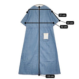 FREAK'S STORE 新品 SOMETHING別注 Denim Shirts Onepiece ワンピース 25SS ライトブルー レディース フリークスストア【中古】5-0815S♪