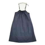 JOURNAL STANDARD relume タフタチェックギャザーワンピース ネイビー ブラック レディース ジャーナルスタンダードレリューム【中古】5-0819S♪