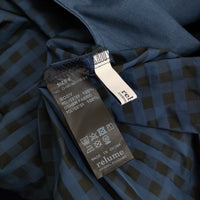 JOURNAL STANDARD relume タフタチェックギャザーワンピース ネイビー ブラック レディース ジャーナルスタンダードレリューム【中古】5-0819S♪