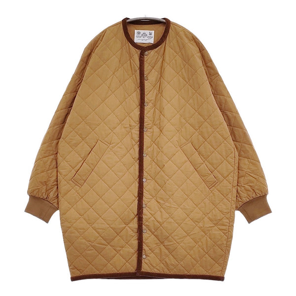 R&D.M.Co- キルティングハーフコート コート キャメル レディース オールドマンズテーラー【中古】5-1022T♪