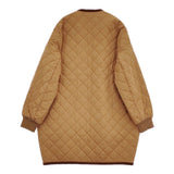 R&D.M.Co- キルティングハーフコート コート キャメル レディース オールドマンズテーラー【中古】5-1022T♪