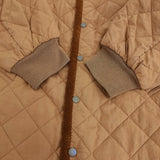 R&D.M.Co- キルティングハーフコート コート キャメル レディース オールドマンズテーラー【中古】5-1022T♪