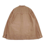 MHL. 595-4153501 COMPACT COTTON POPLIN 長袖シャツ 24SS ブラウン レディース エムエイチエル【中古】5-1103M∞