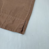 MHL. 595-4153501 COMPACT COTTON POPLIN 長袖シャツ 24SS ブラウン レディース エムエイチエル【中古】5-1103M∞