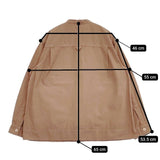 MHL. 595-4153501 COMPACT COTTON POPLIN 長袖シャツ 24SS ブラウン レディース エムエイチエル【中古】5-1103M∞