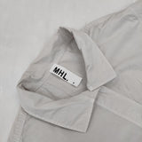 MHL. 595-1153507 コットン 長袖 プルオーバー 長袖シャツ ライトグレー レディース エムエイチエル【中古】5-1103M∞