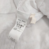 nest Robe コットンリネンドッキングプルオーバー 定価22000円 Ｔシャツ カットソー オフホワイト レディース ネストローブ【中古】5-0815S♪